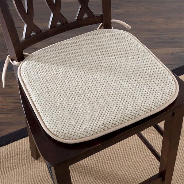 Lavish Home Lavish Home 69-05-T Memory Foam Chair Cushion for Dining Room; Kitchen; Outdoor Patio & Desk Chairs - Taupe 69-05-T